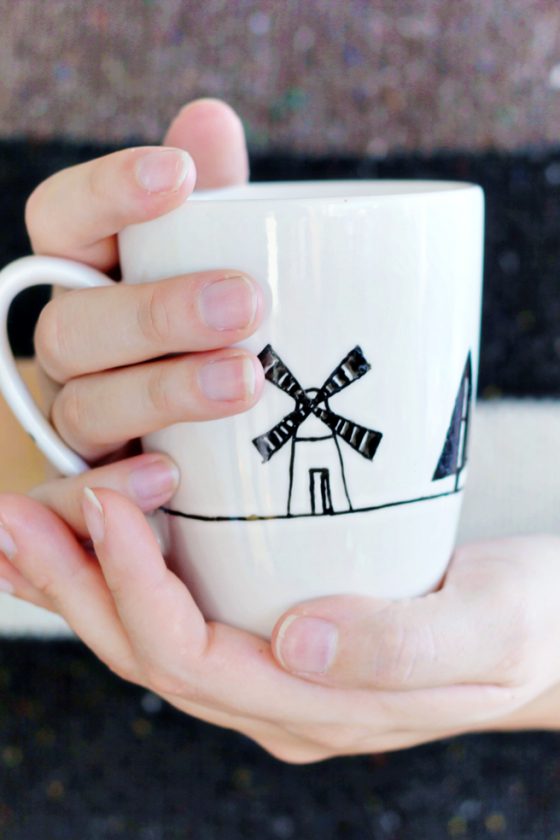 DIY Painted Mugs   DIY   Painted Mugs 560x840 