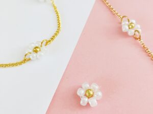 JEWELRY DIY | Beaded daisy flower for Necklaces, Earrings and Bracelets