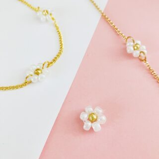 JEWELRY DIY | Beaded daisy flower for Necklaces, Earrings and Bracelets