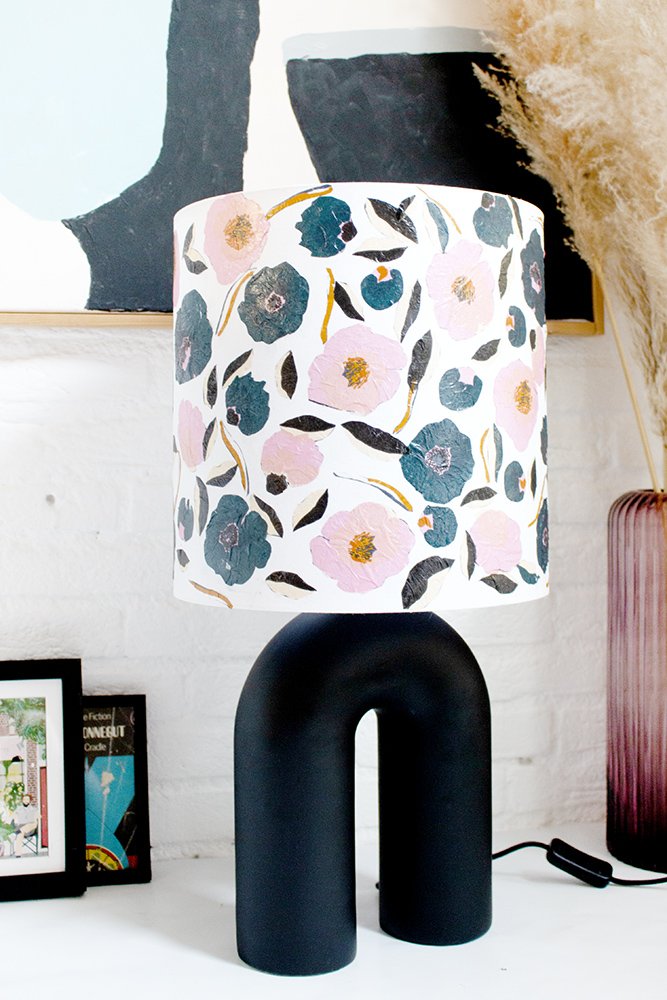 DIY Decoupage Lampshade