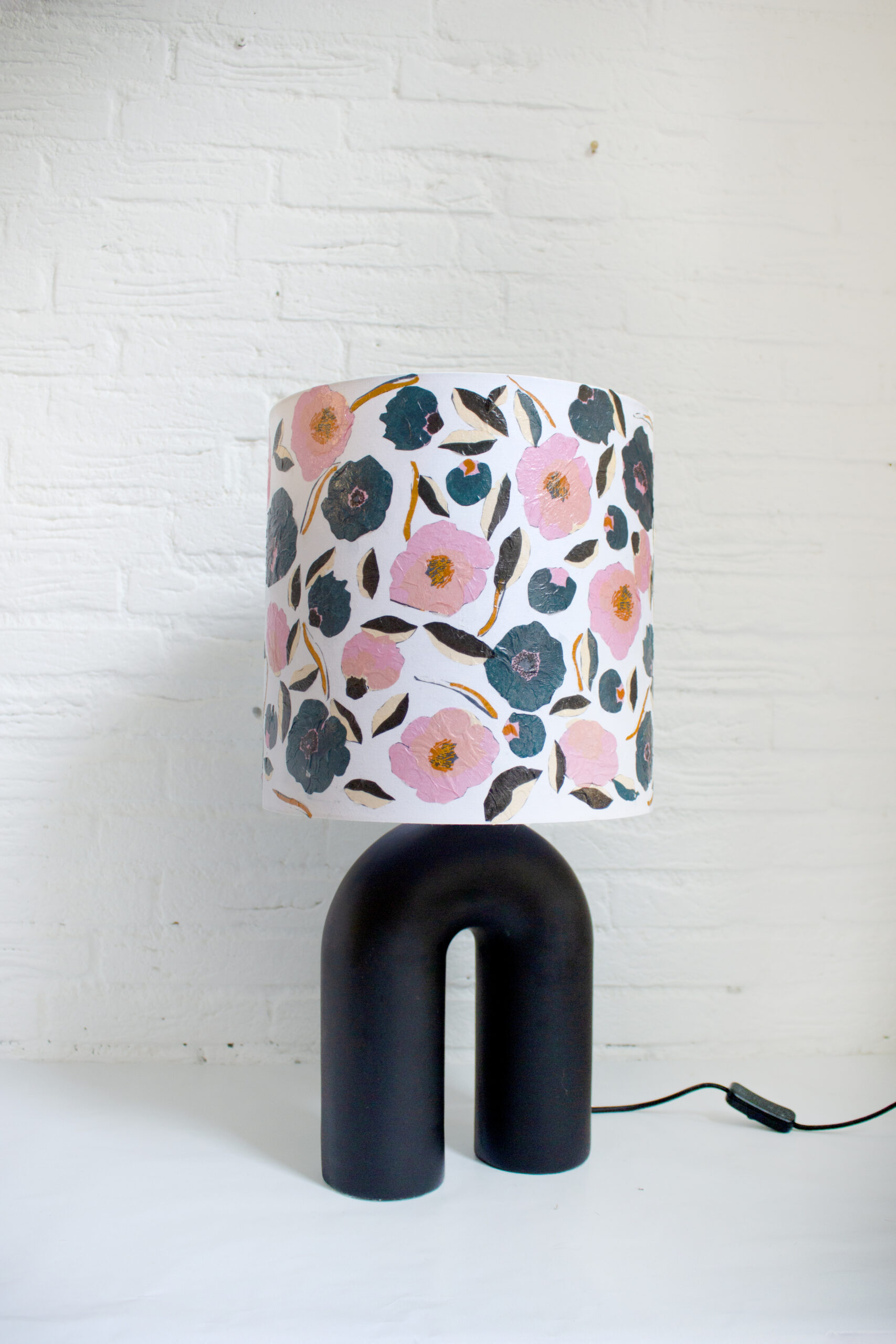 DIY Decoupage Lampshade