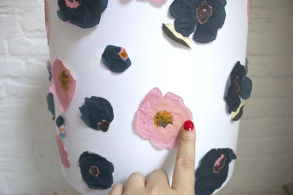 DIY Decoupage Lampshade